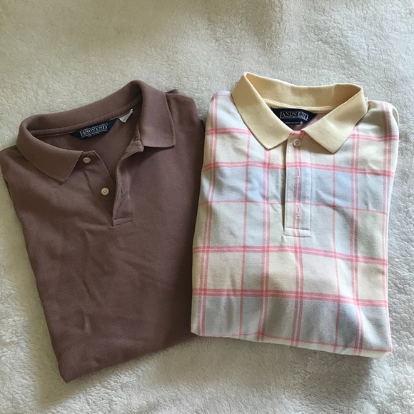 Bundle of 2 Vintage Lands’ End Polos - Picture 2 of 9